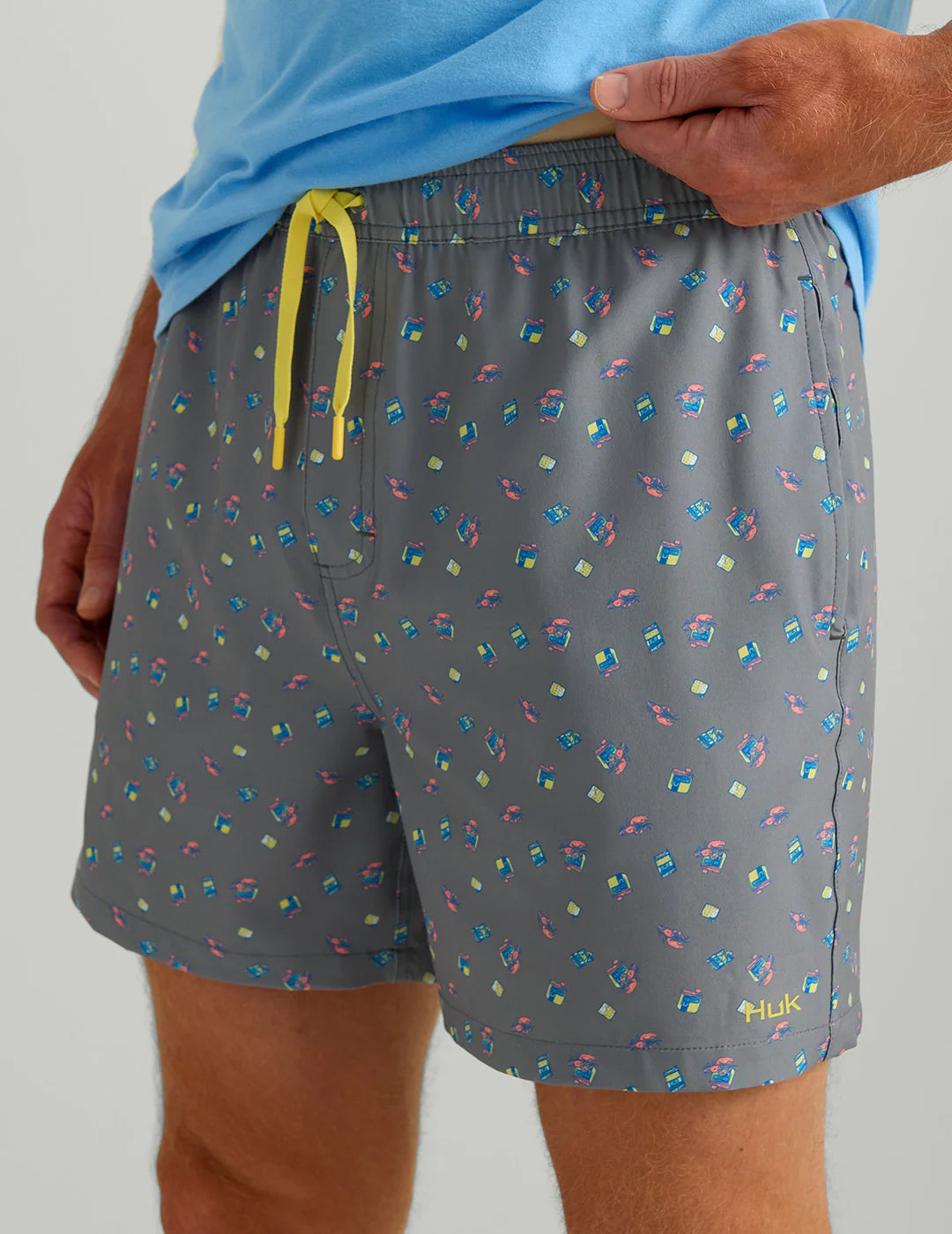 Huk Men's Printed Pursuit Volley Short