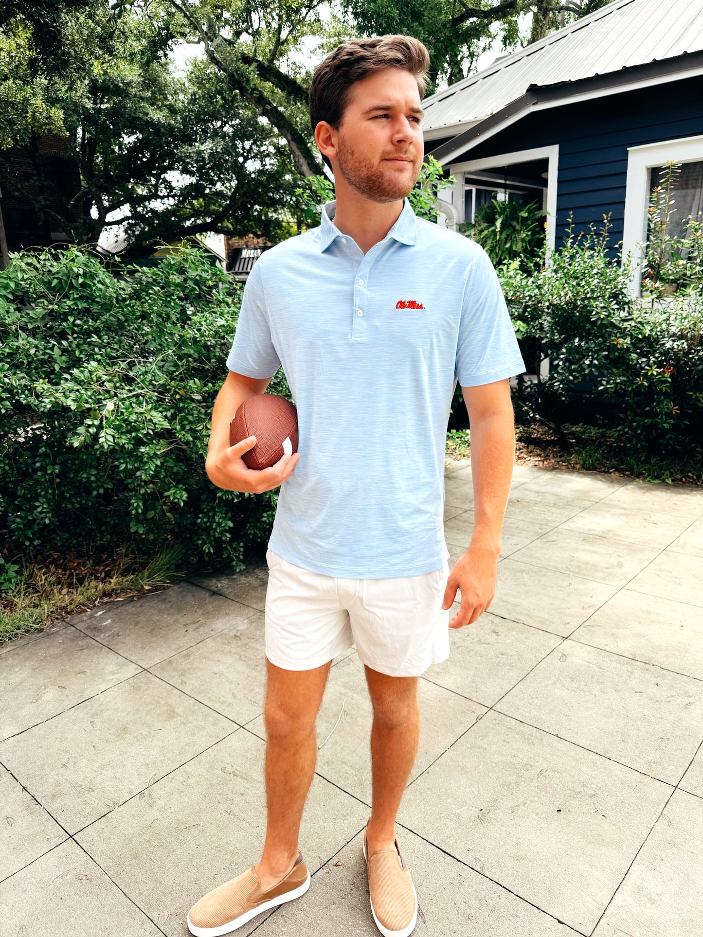 Johnnie-O Ole Miss Huronn Featherweight Polo