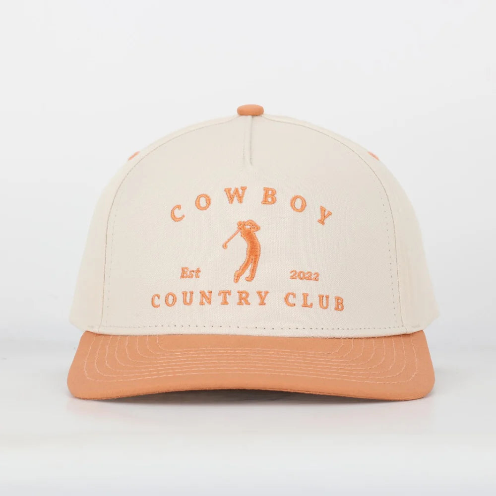 Cowboy Country Club Two Tone Golfer Hat