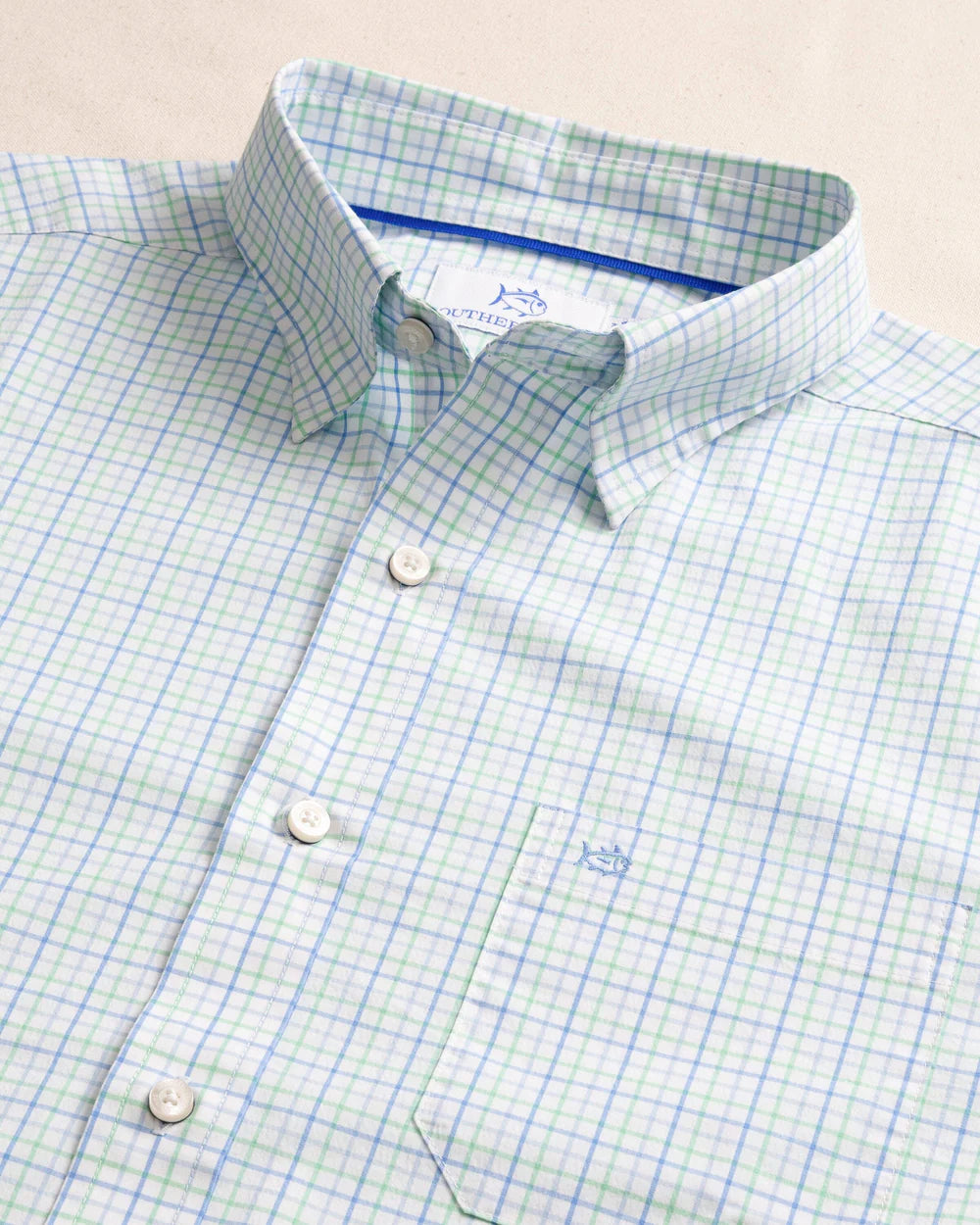 Southern Tide Men’s Charleston Broughton Plaid Sport Shirt
