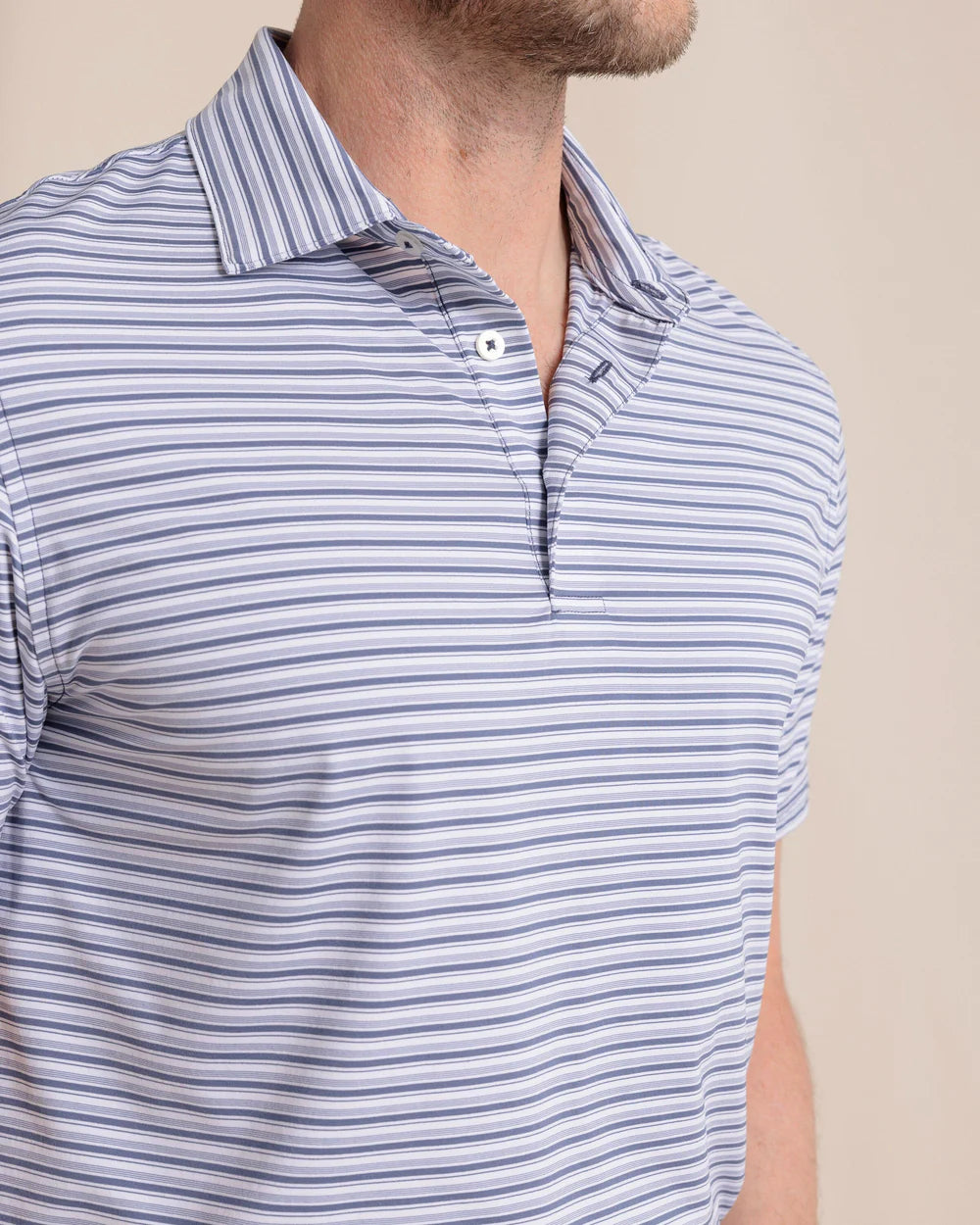 Southern Tide Men’s Brrr-eeze Breezy Point Stripe Polo