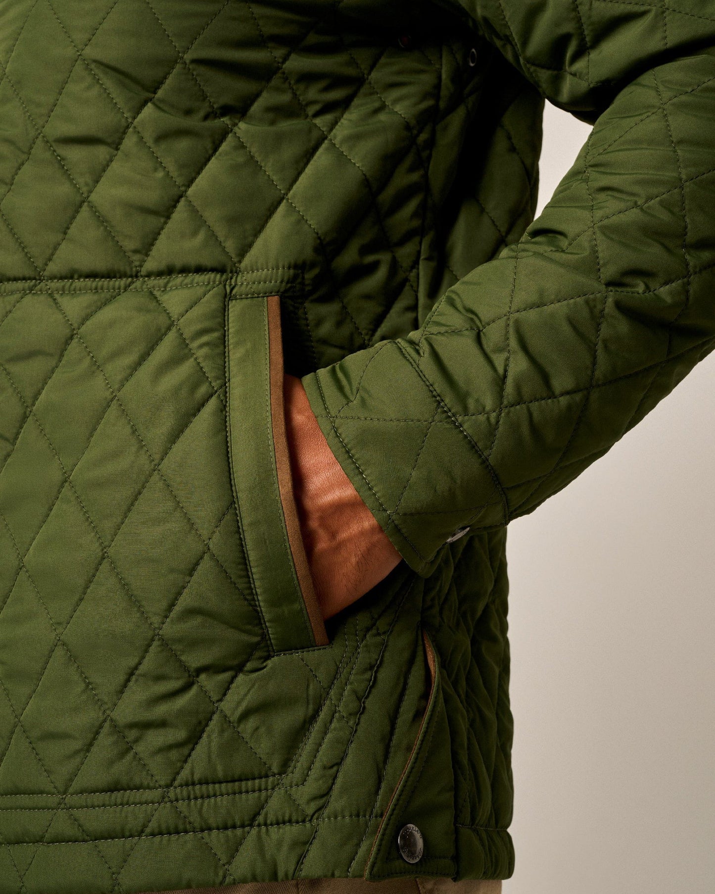 Johnnie-O Juno Quilted Snap Jacket