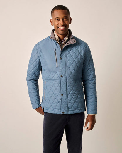 Johnnie-O Juno Quilted Snap Jacket