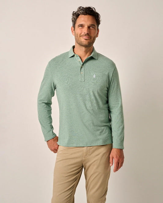 Johnnie-O Cutler Long Sleeve Original 4-Button Polo