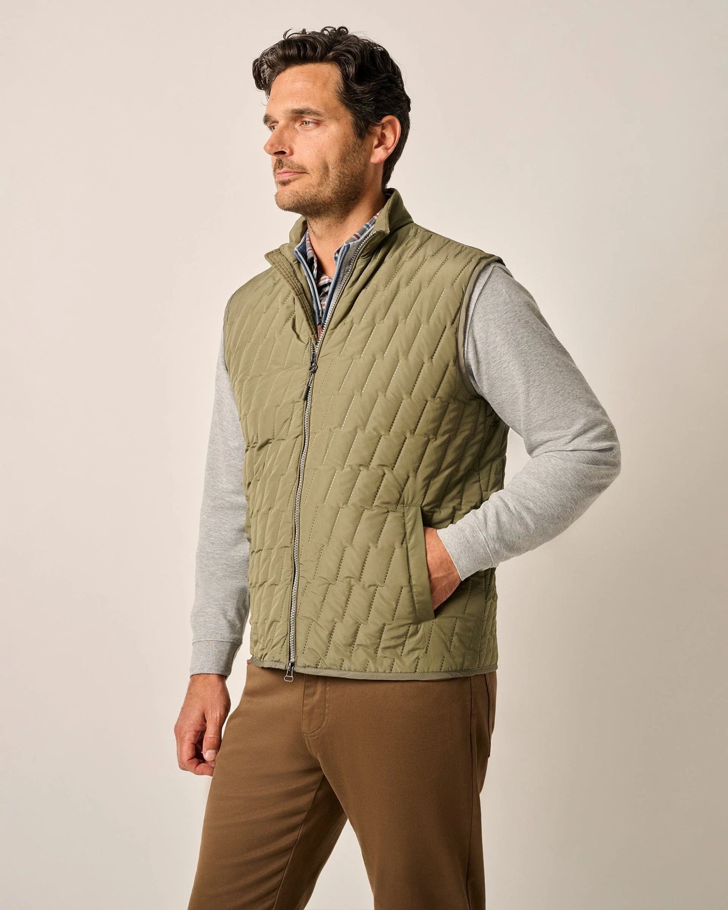 Johnnie-O Belfry Quilted Puffer Vest