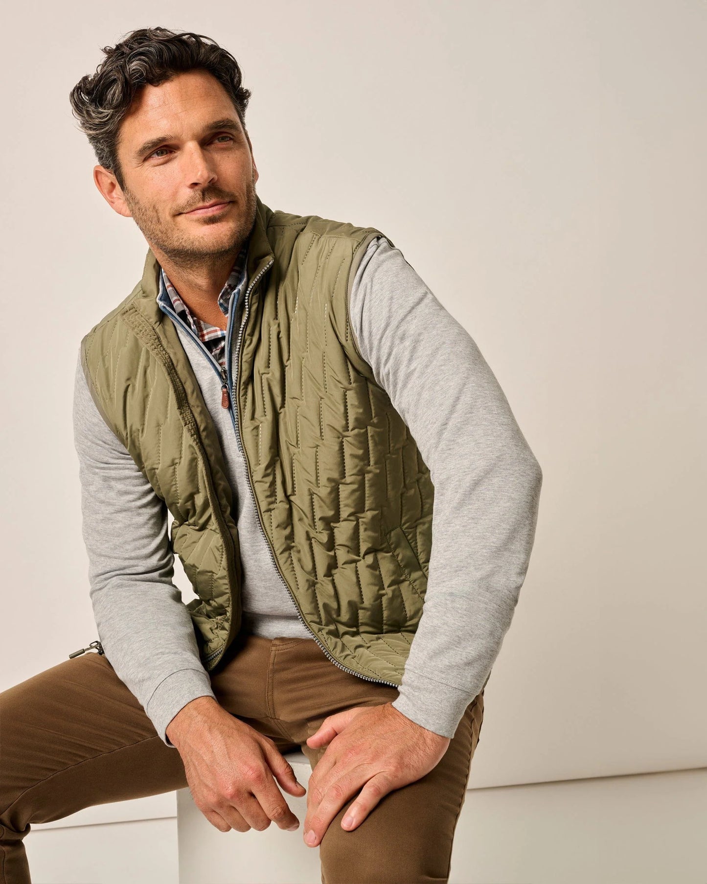 Johnnie-O Belfry Quilted Puffer Vest