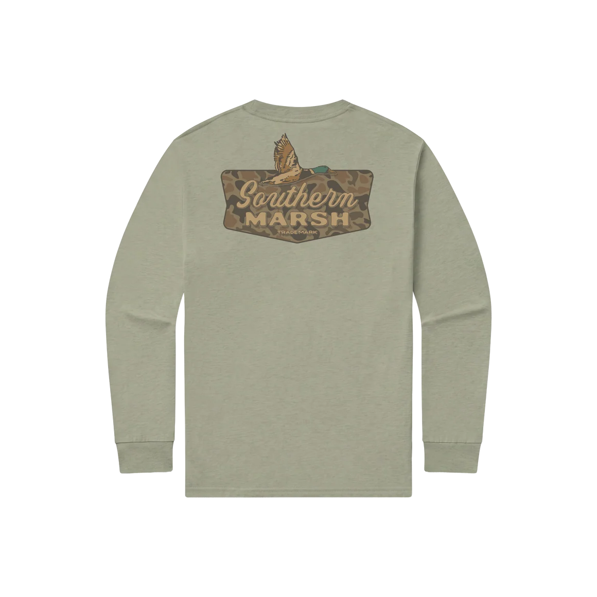 Southern Marsh Men's Long Sleeve In Flight Branding T-Shirt