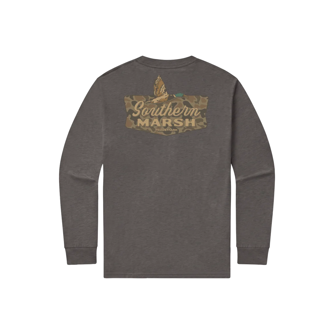 Southern Marsh Men's Long Sleeve In Flight Branding T-Shirt