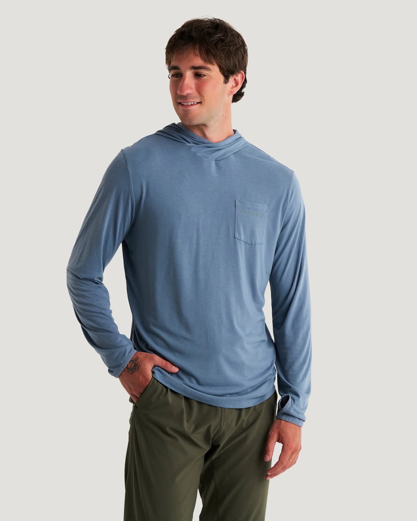 Free Fly Men's Bamboo Lightweight Hoodie