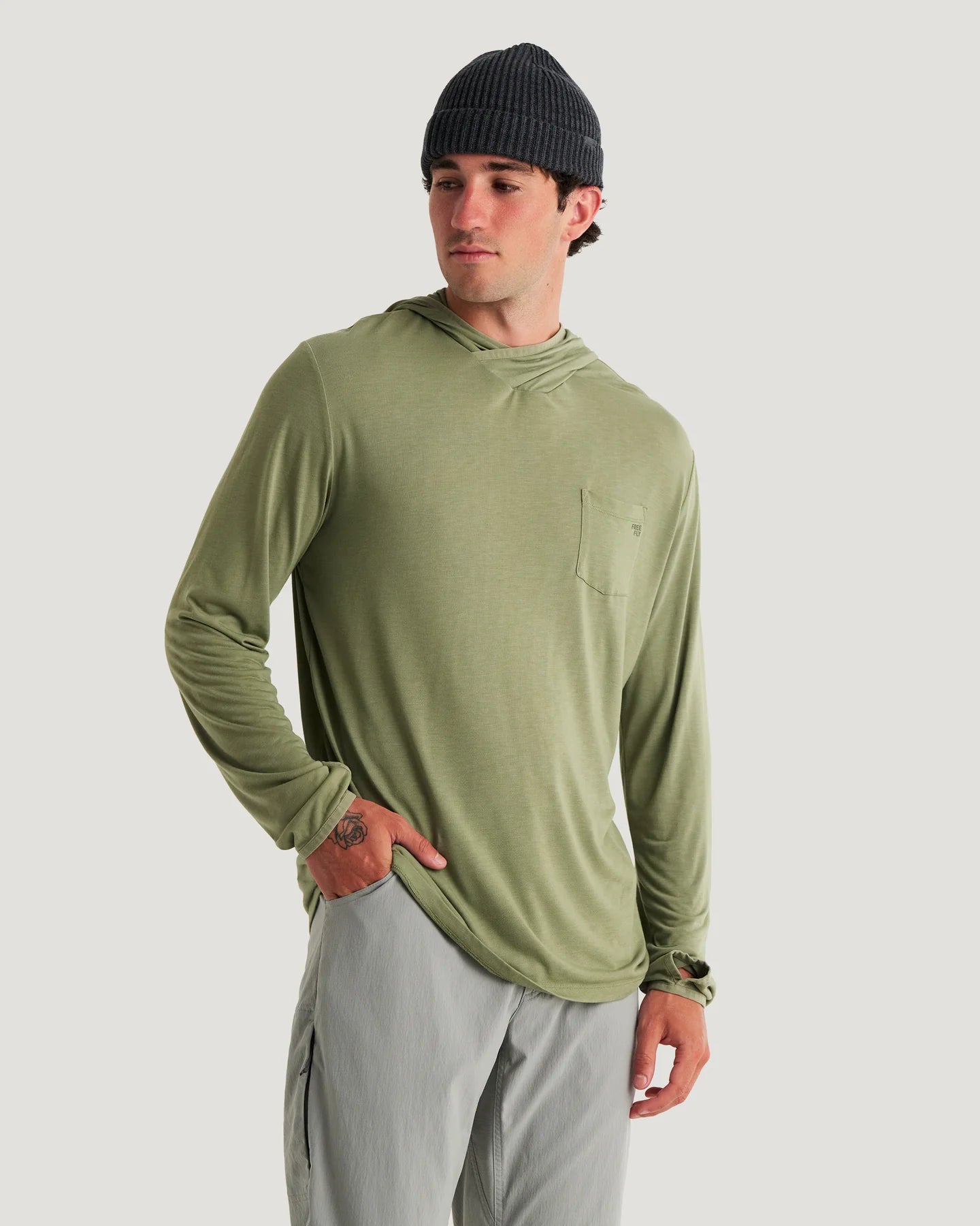 Free Fly Men's Bamboo Lightweight Hoodie