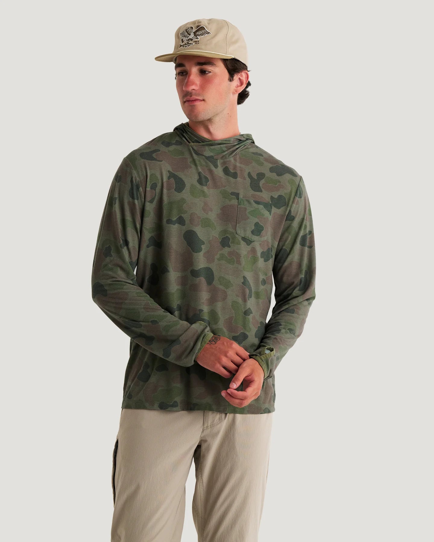 Free Fly Men's Bamboo Lightweight Hoodie