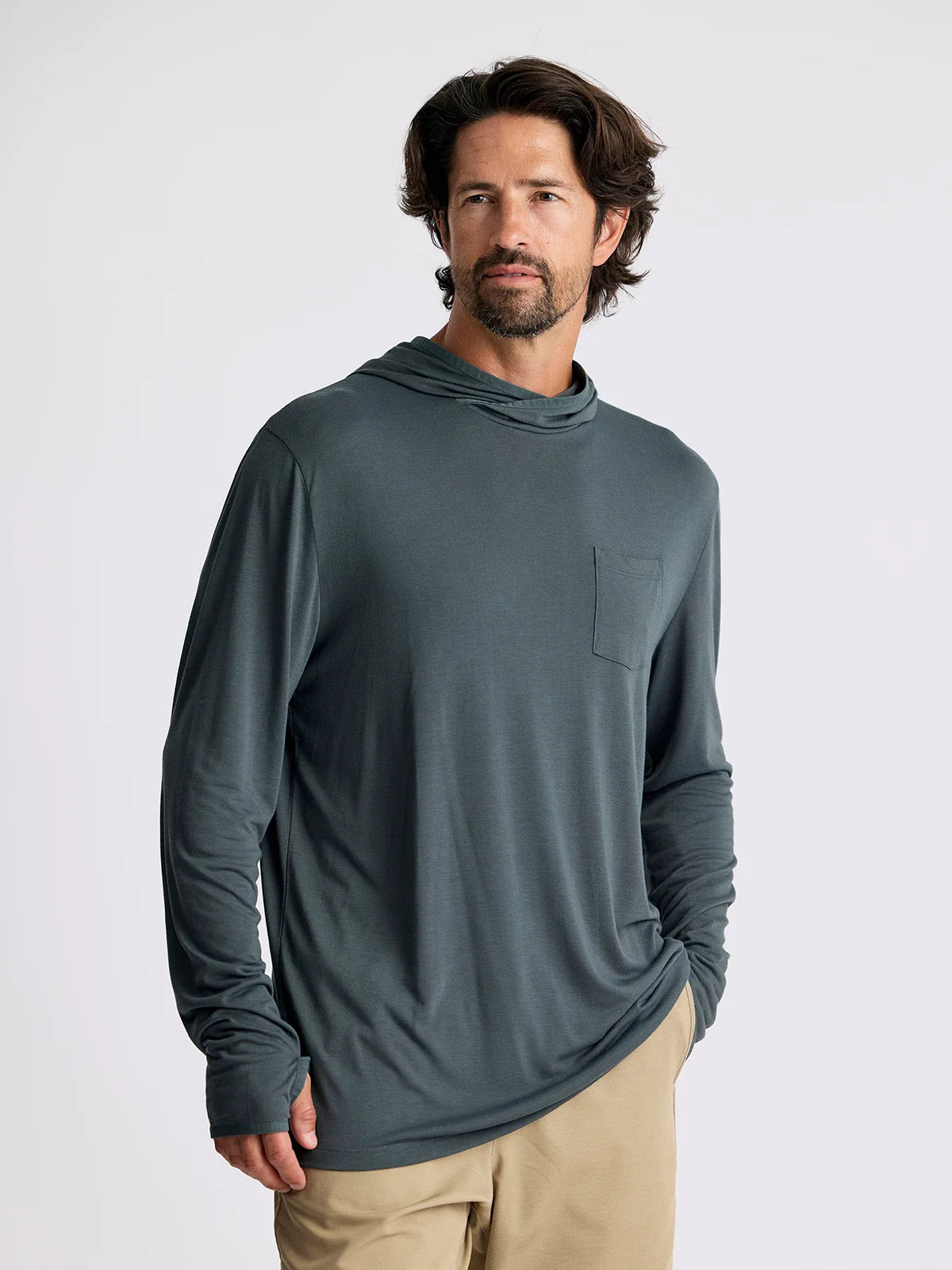 Free Fly Men's Bamboo Lightweight Hoodie