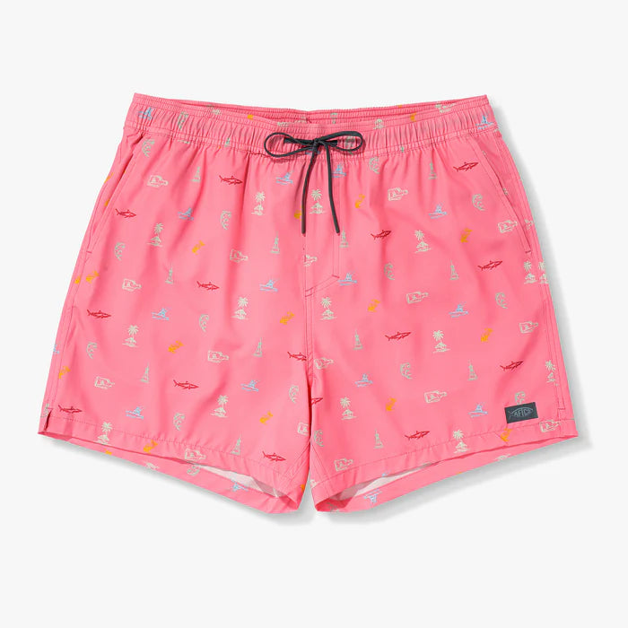 Aftco Men's Strike Printed Swim Short