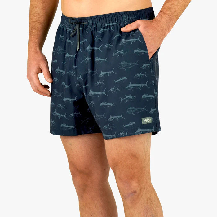 Aftco Men's Strike Printed Swim Short