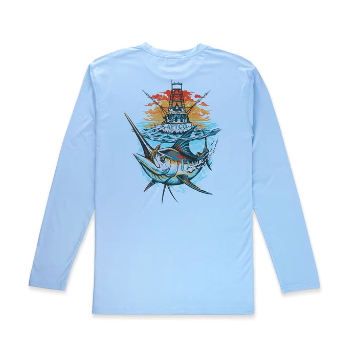 Aftco Ship Out Long Sleeve Sun Shirt