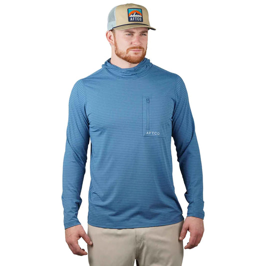 Aftco Channel Hooded Performance Shirt