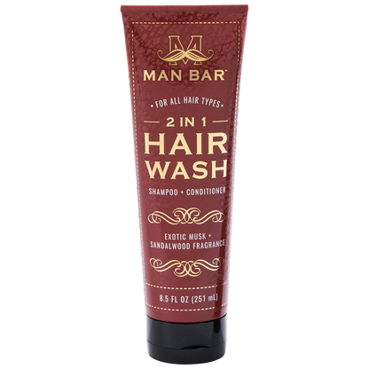 Man Bar Hair Wash 2 in 1