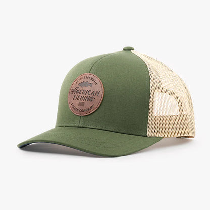 Aftco Lemonade Leather Trucker Hat