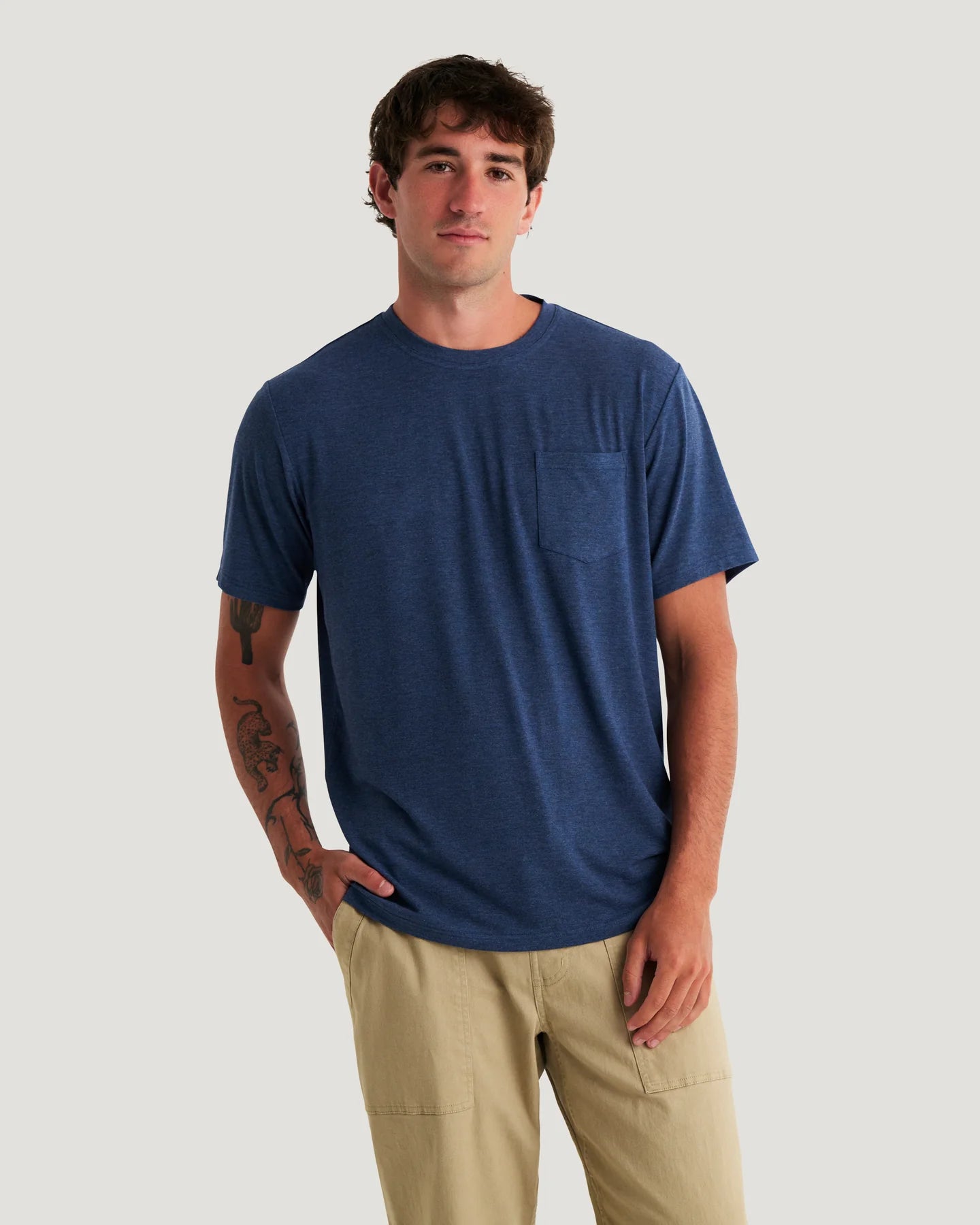 Free Fly Men's Bamboo Flex Pocket T-Shirt
