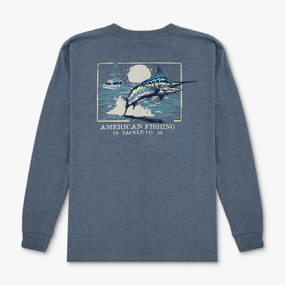 Aftco Men's Flying Bill Long Sleeve Fishing T-Shirt