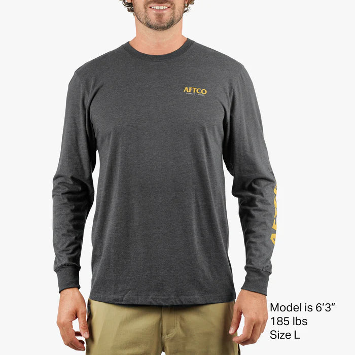 Aftco Shadow Long Sleeve Fishing T-Shirt