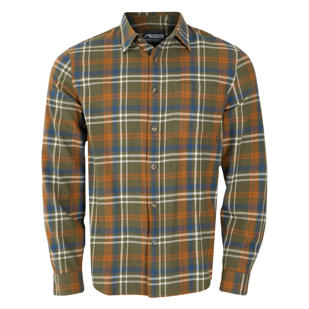 Mountain Khaki Homestead Long Sleeve Flannel - Classic Fit