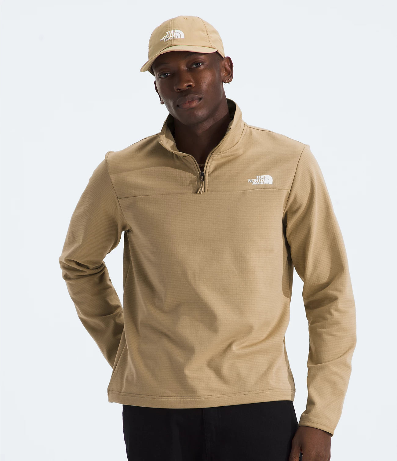 The North Face Men’s Cedar Trail Grid Fleece ¼-Zip