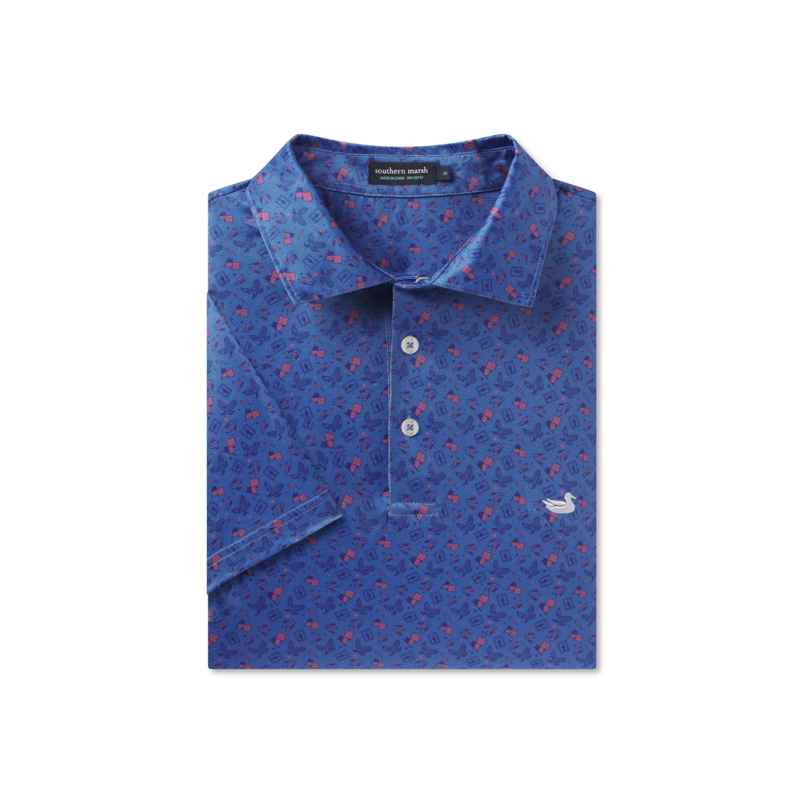 Southern Marsh Men's Flyline Performance Polo - Liberty