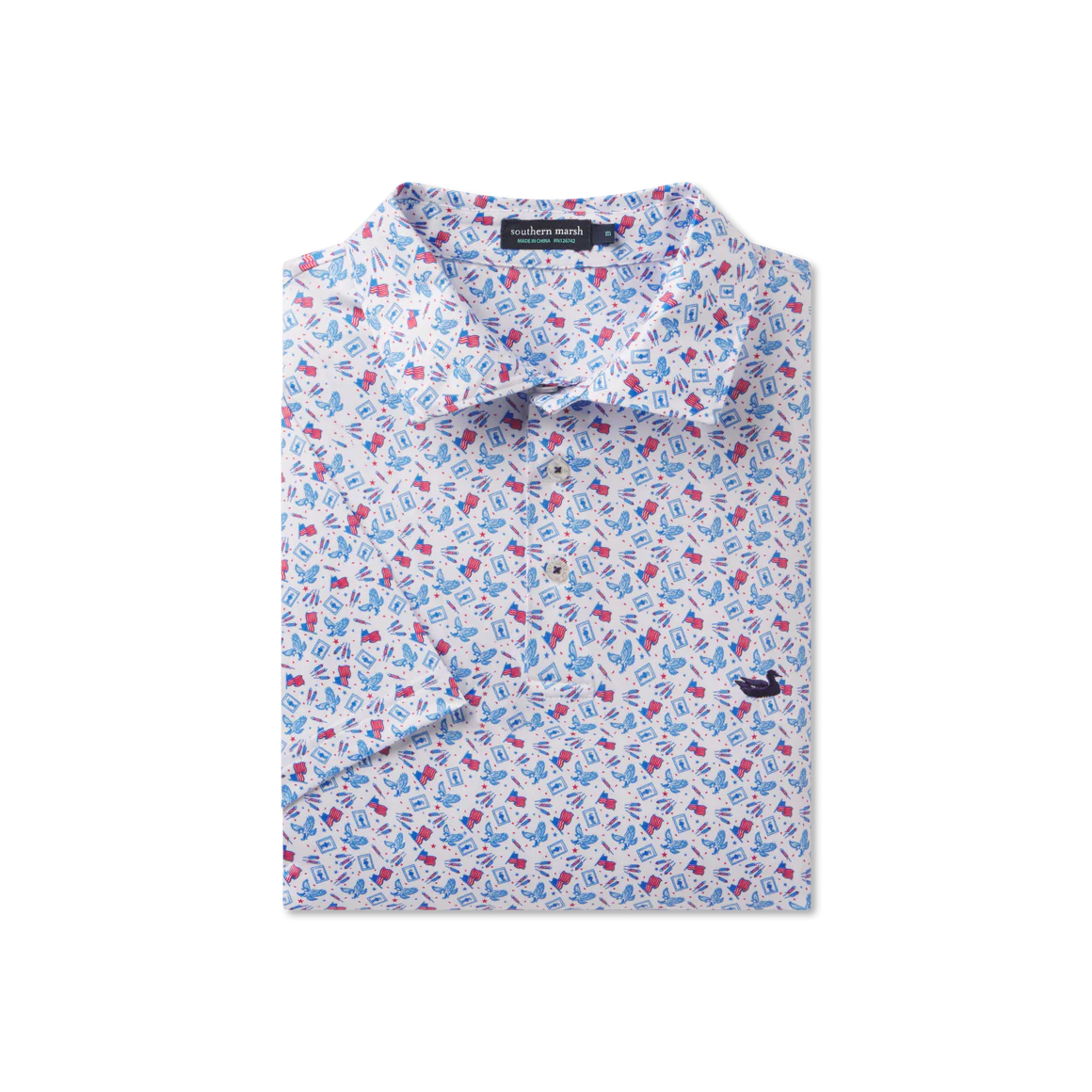 Southern Marsh Men's Flyline Performance Polo - Liberty