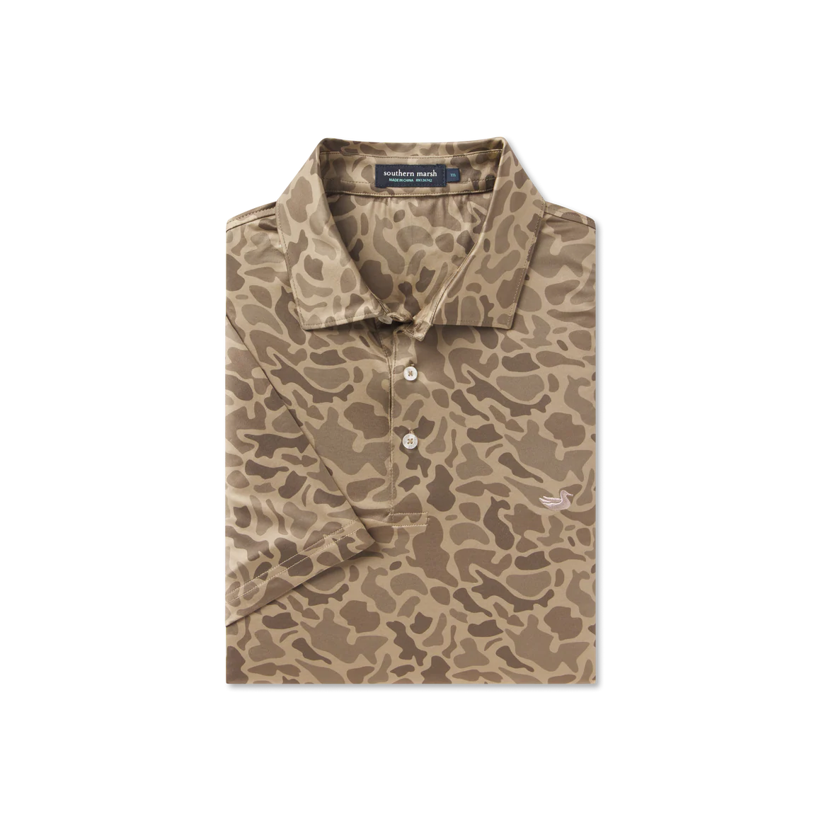 Southern Marsh Youth Marsh Performance Polo - Retro Camo