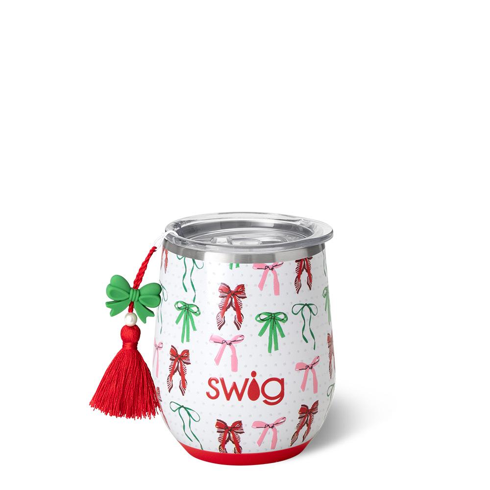 Swig Ribbons and Bows Stemless Wine Cup 12oz