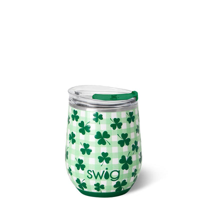 Swig Shamrock the Block Stemless Wine Cup (12oz)