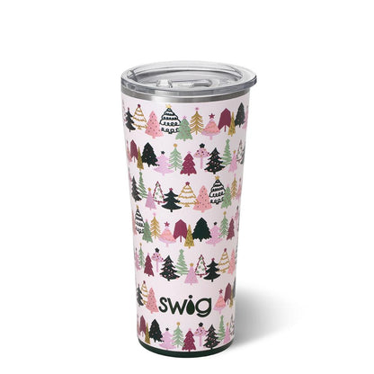 Swig Tinseled Trees Tumbler 22oz