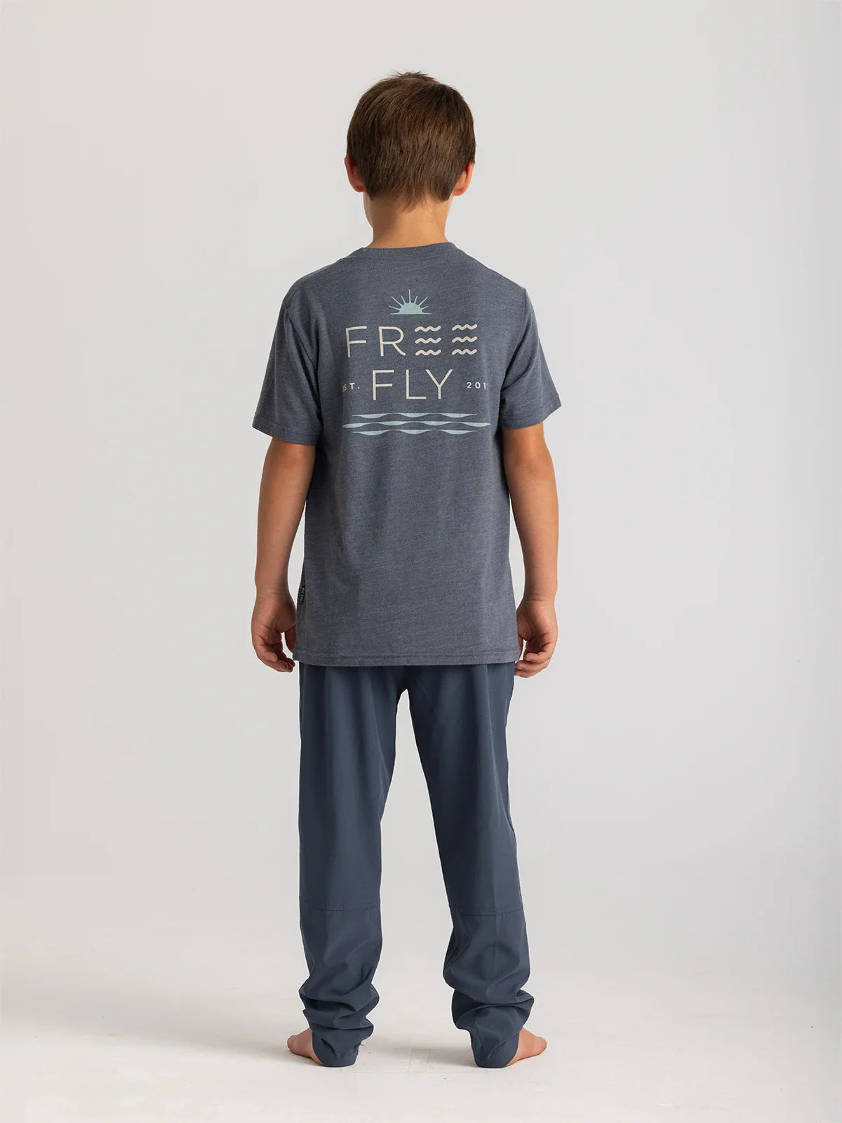 Free Fly youth Salt and Sun Tee