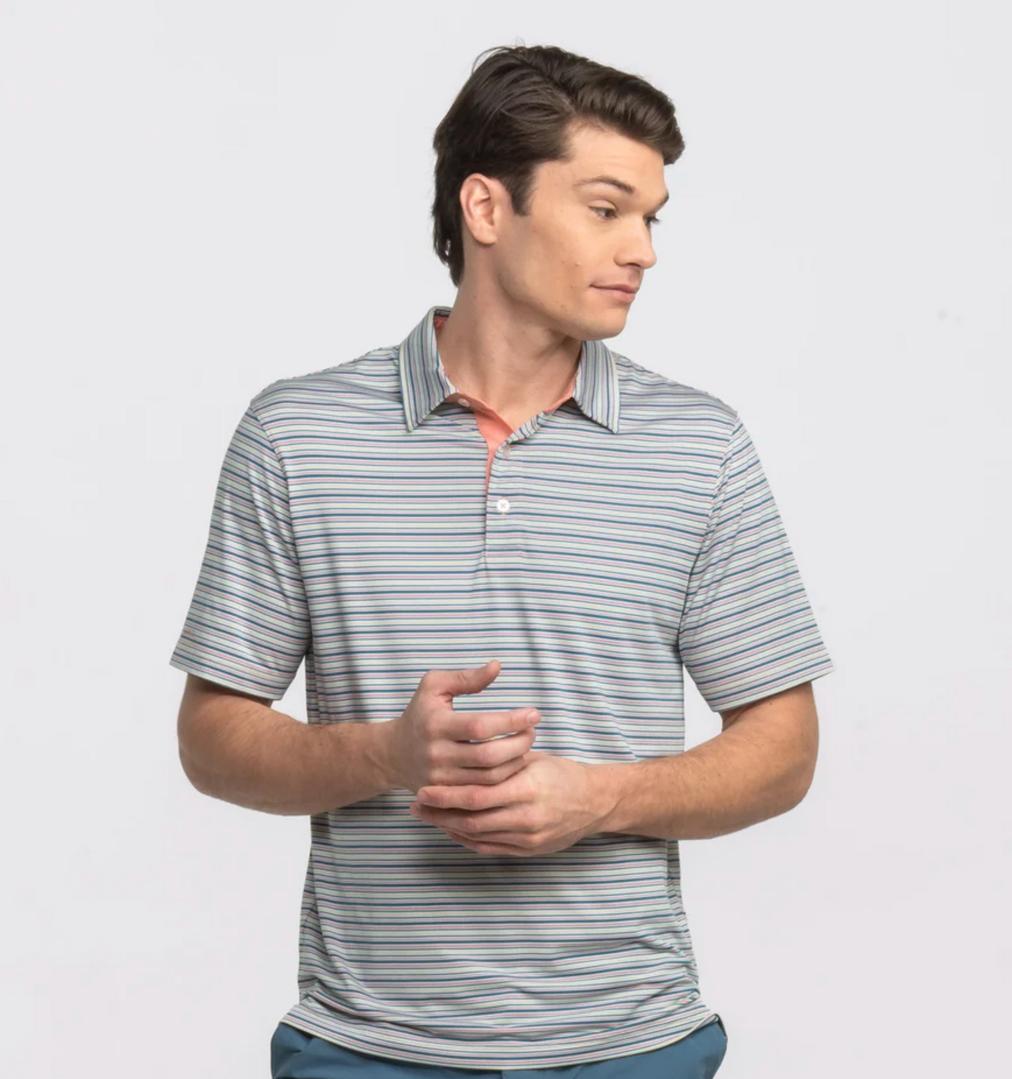 Southern Shirt Sawgrass Stripe Polo