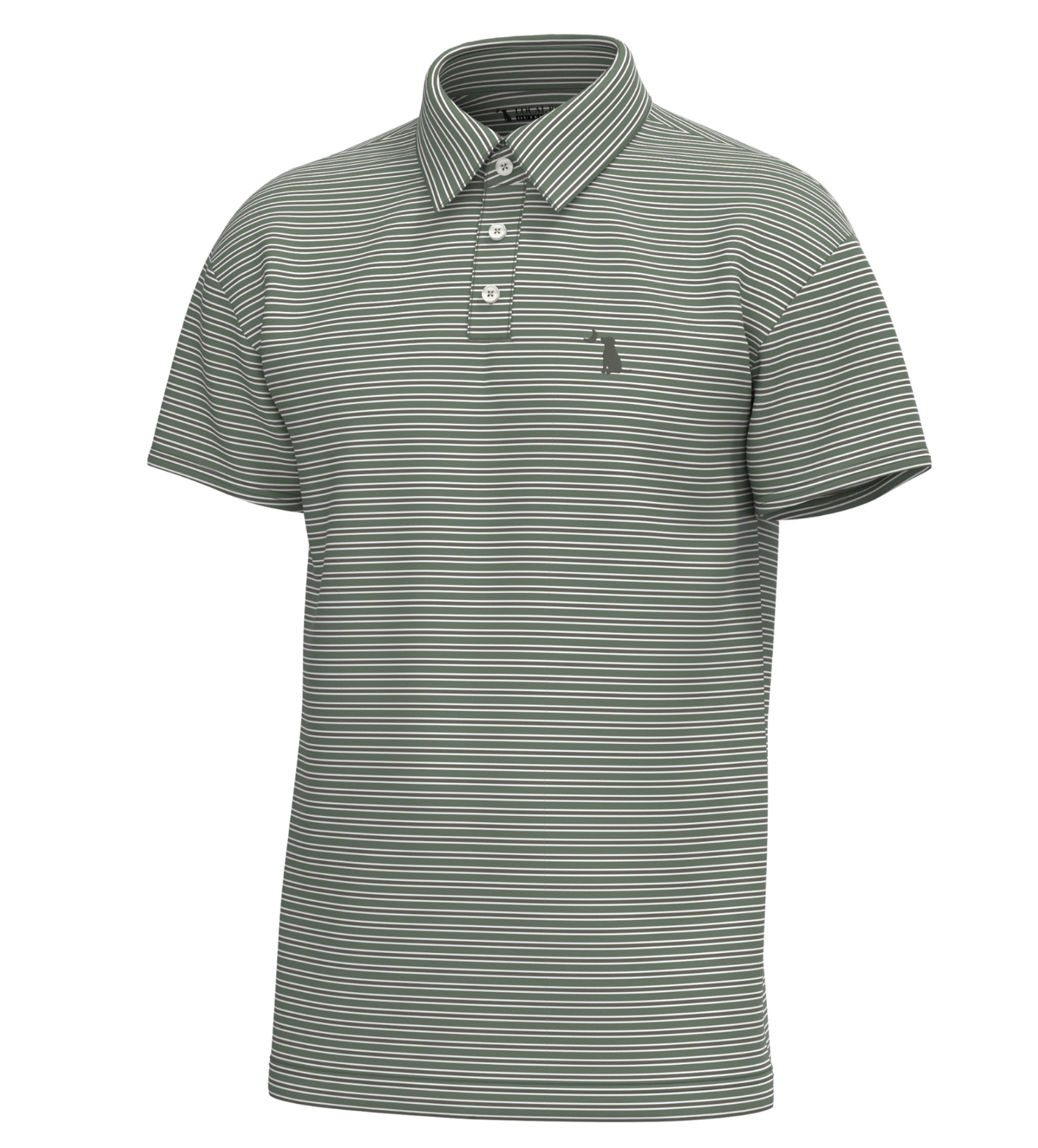 Local Boy Men's Surfside Performance Striped Polo