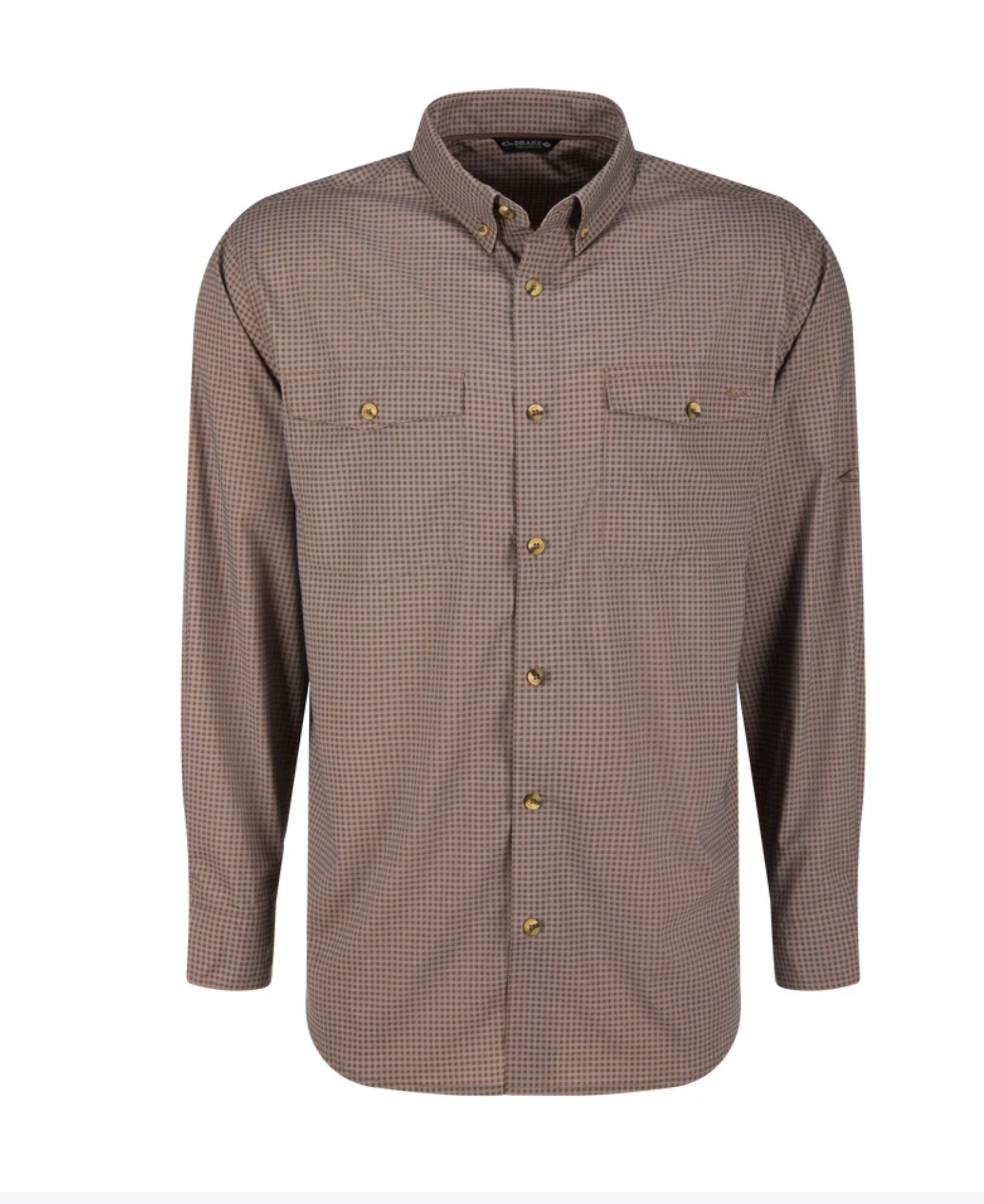 Drake Men's Frat Tattersall Gingham Button Down
