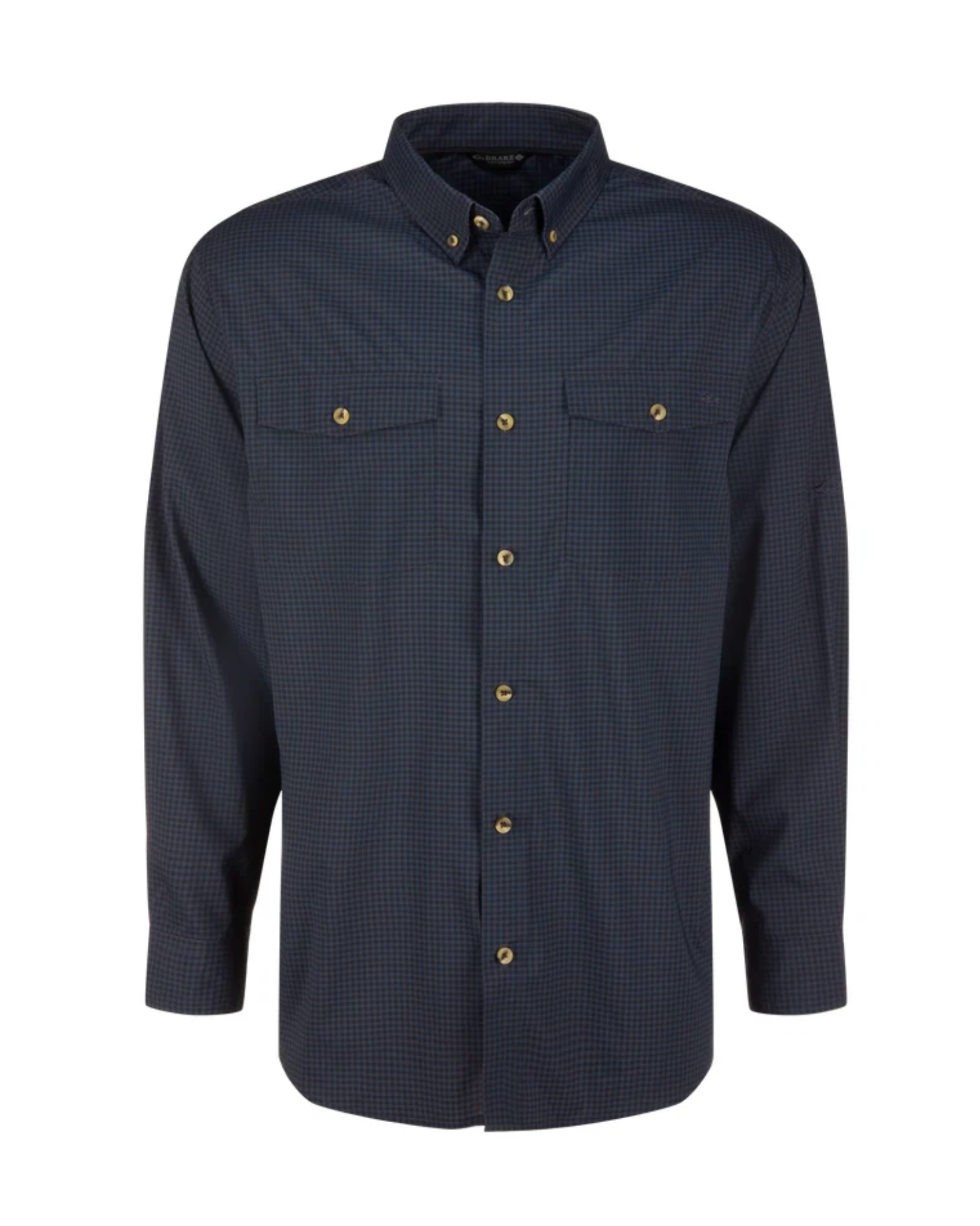 Drake Men's Frat Tattersall Gingham Button Down