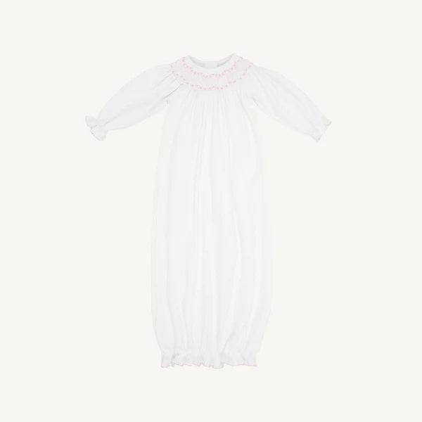 Beaufort Bonnet Baby Sweetly Smocked Girl Greeting Gown