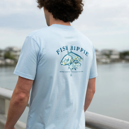 Fish Hippie Men's Flats Slam Short Sleeve Pocket Tee