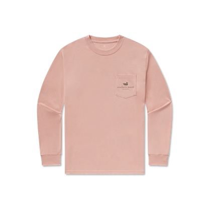 Southern Marsh Long Sleeve Retro Duck Originals Seawash Tee