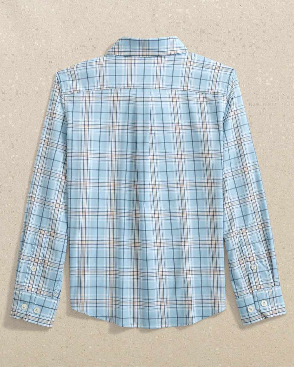 Southern Tide Youth IC River Point Plaid Sport Shirt