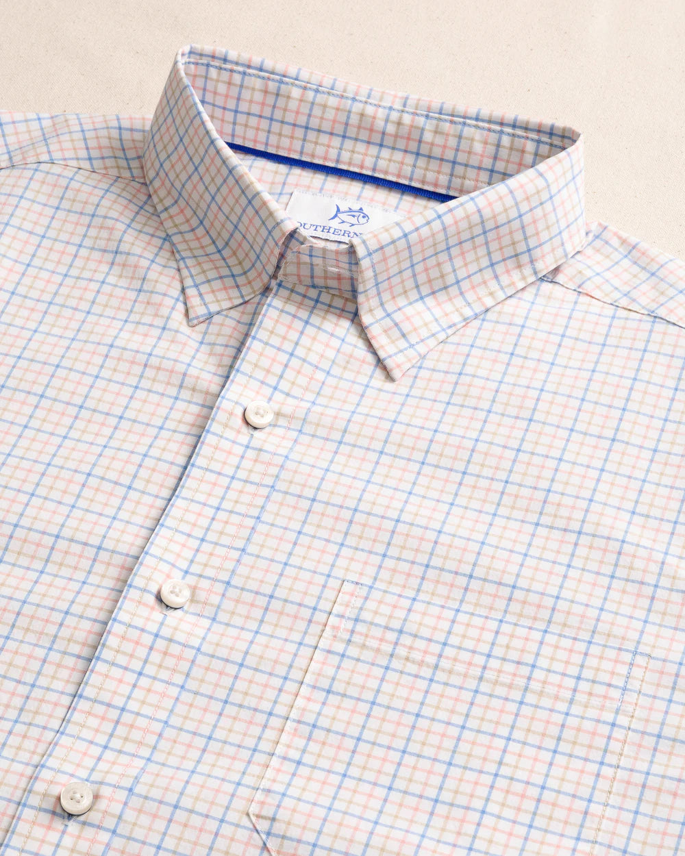 Southern Tide Men’s Charleston Broughton Plaid Sport Shirt