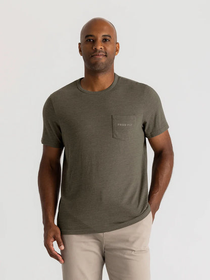 Free Fly Men's Comfort On Pocket Tee