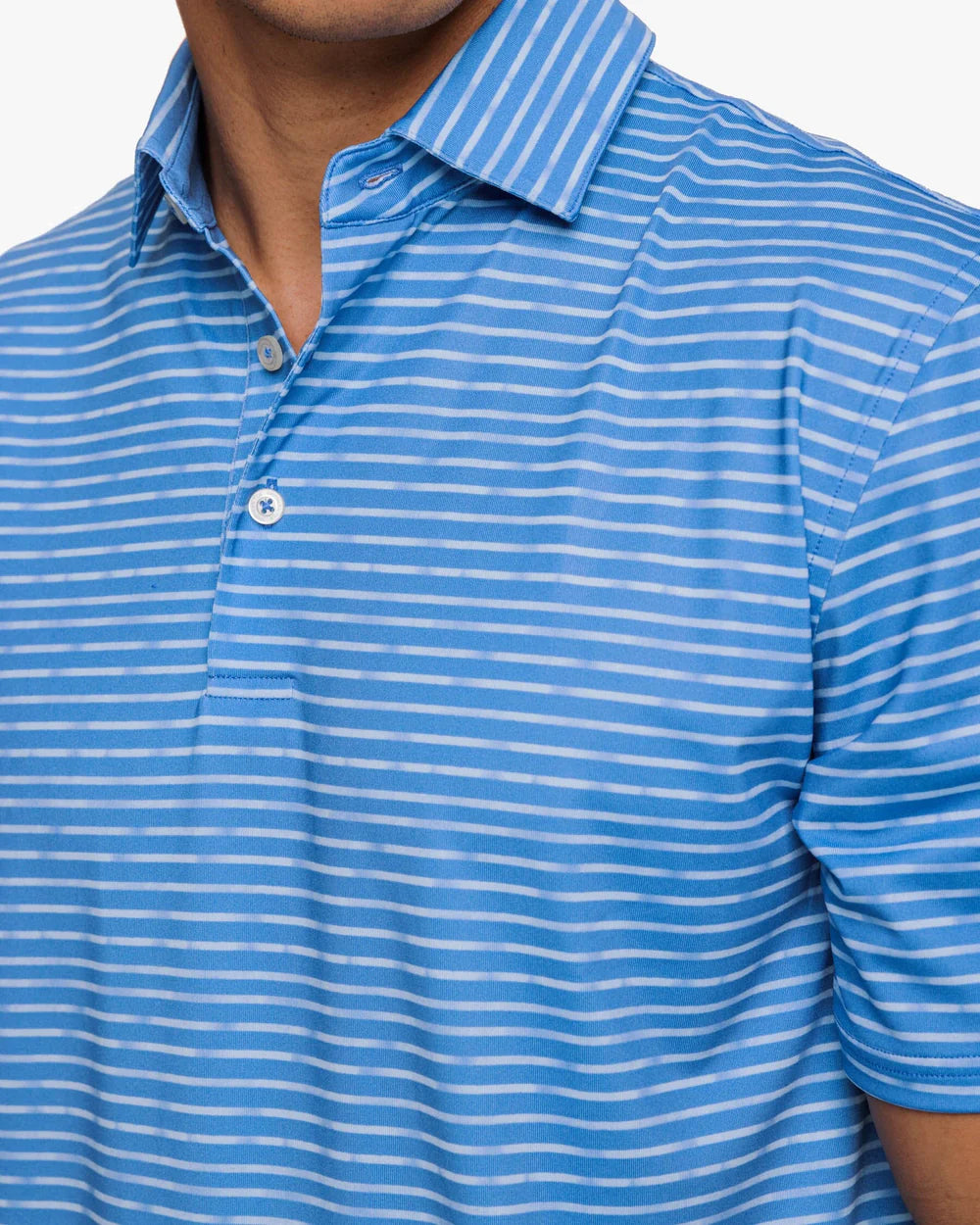 Southern Tide Driver Wymberly Stripe Performance Polo Shirt