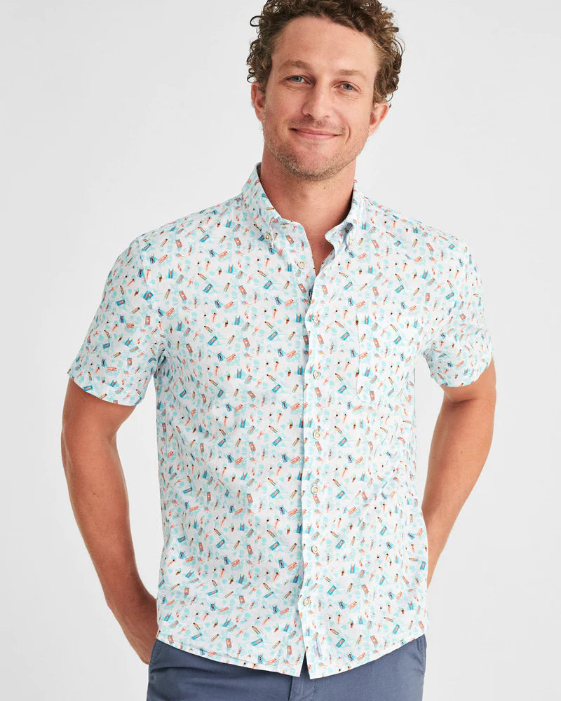 Johnnie-O Floaty Hangin' Out Button Up Shirt