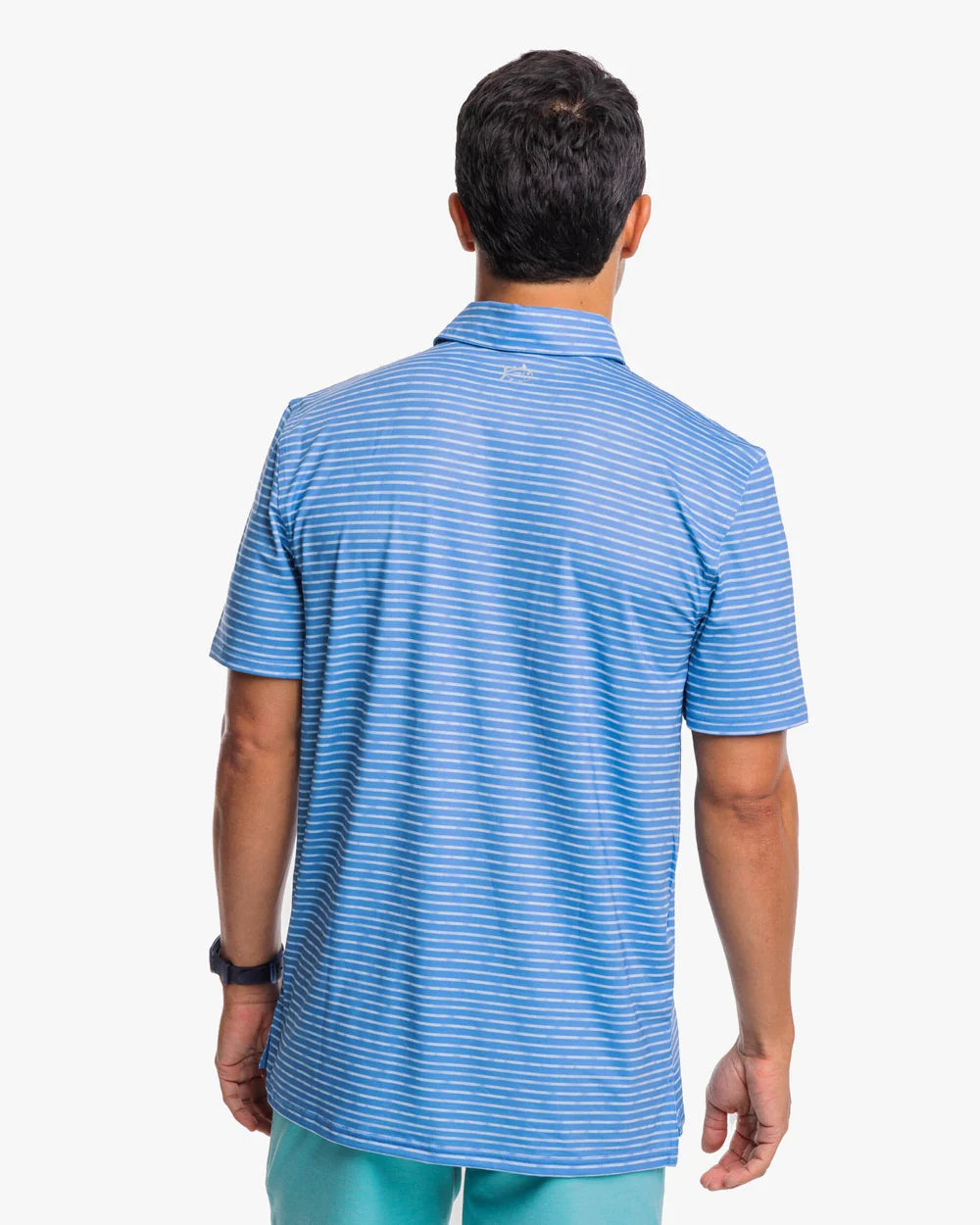 Southern Tide Driver Wymberly Stripe Performance Polo Shirt