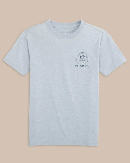 Southern Tide youth shark plank tee