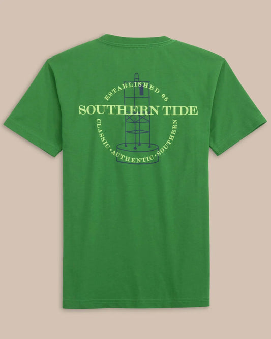 Southern Tide Youth Buoy Badge Heather Tee