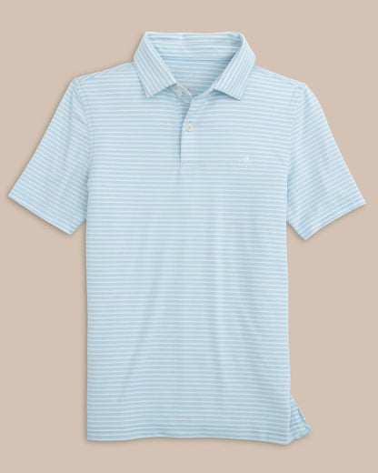 Southern tide Youth Ryder Halls heathered performance polo